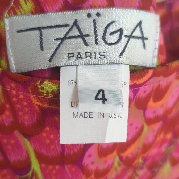 TAÏGA PARIS Pink Skirt Size 4 - Picture 4 of 6